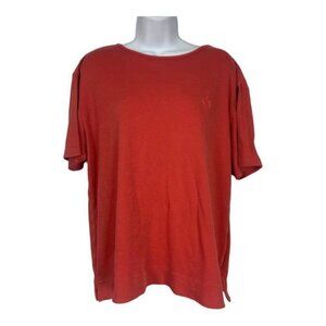 Mountain Lake Womens  Size Large Red T-Shirt 60% Cotton 40% Polyester